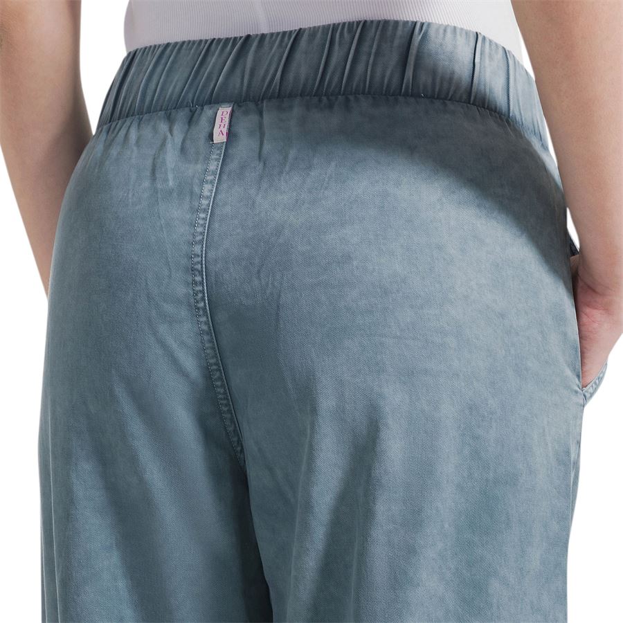 Pantalone tuta cargo in twill effetto sfumato blu da donna Deha | D2237737627